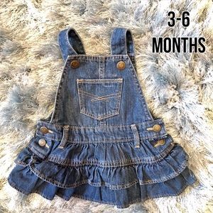 NWOT Baby Gap Jean Ruffle Dress
